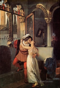  beso Arte - El último beso de Romeo y Julieta Romanticismo Francesco Hayez